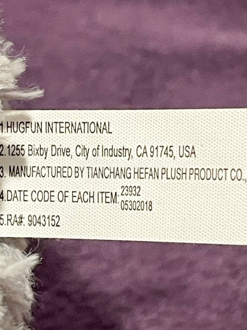 🐶 HugFun Schnauzer Type Dog Plush 16" Gray White 2018 Puppy Stuffed Animal ESSA - Picture 12 of 13
